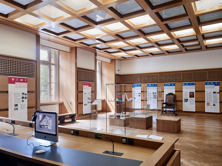 Ausstellungsraum des Reichsgerichtsmuseums