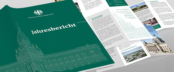 Collage verschiedener Printmedien des Bundesverwaltungsgerichts